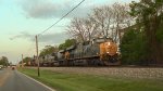 CSX 6 Locomotives at the front